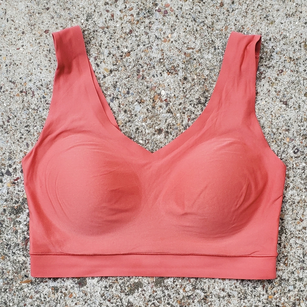 SoftStretch Padded V-Neck Bra Desert Rose